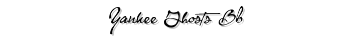 Yankee Ghosts BB font